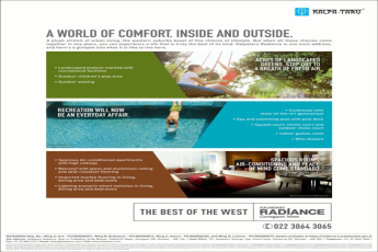 A world of comfort, Inside and Outside at Kalpataru Radiance in Mumbai